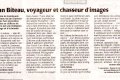 Article de presse sur Jean Biteau